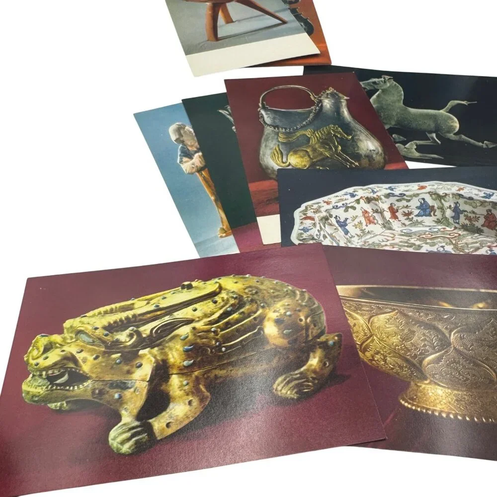 Cultural Relics Unearthed In China Postcard Collection Set Of 18